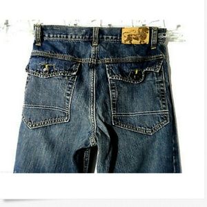 OLD NAVY Boys Jeans 16R Straight leg Defects